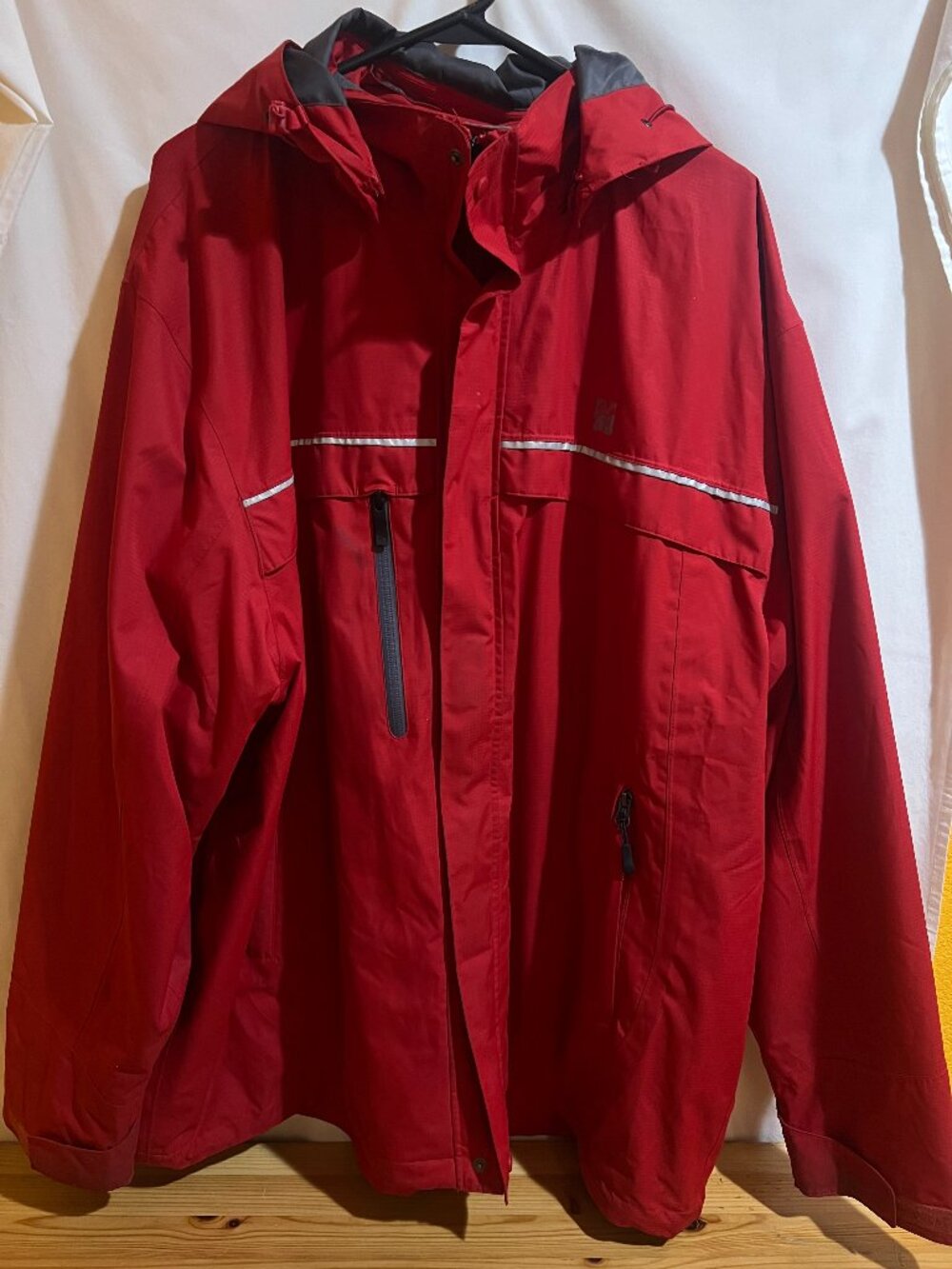 Chick-fil-A Red Hooded Jacket Size XXL Oobe Team Style Used Good Condition $60